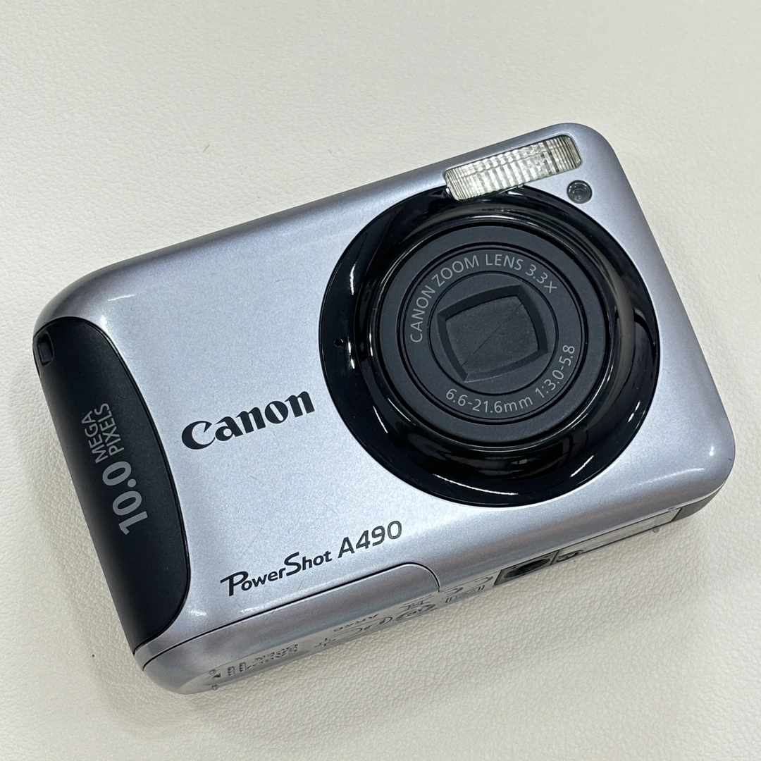 9新 Canon/佳能 a490灰色1000w像素3.3倍光学变焦复古ccd相机