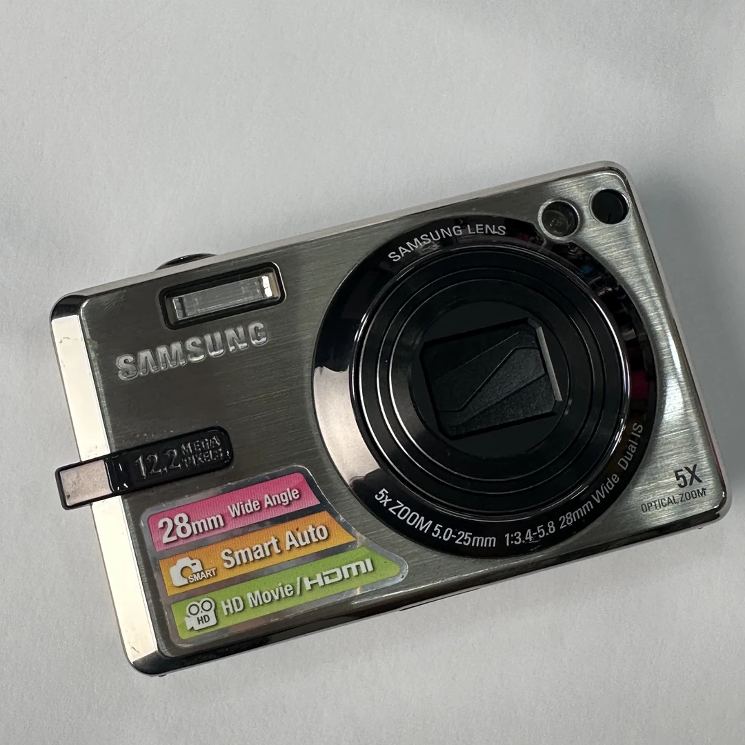 95新 Samsung/三星 it100灰色1220万像素5倍变焦复古ccd数码相机