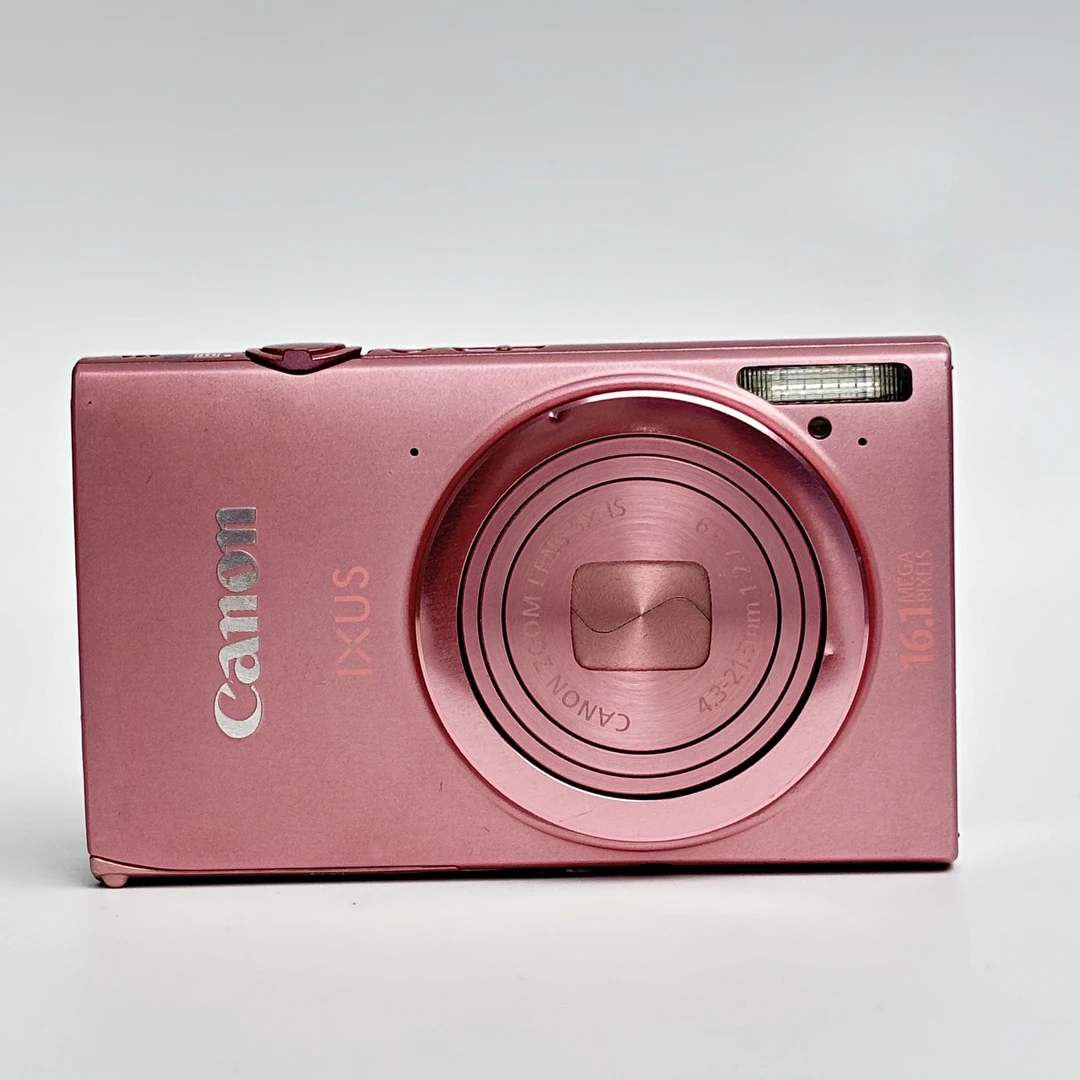95新 Canon/佳能 ixus245粉色1610万像素5倍变焦可wifi实况ccd
