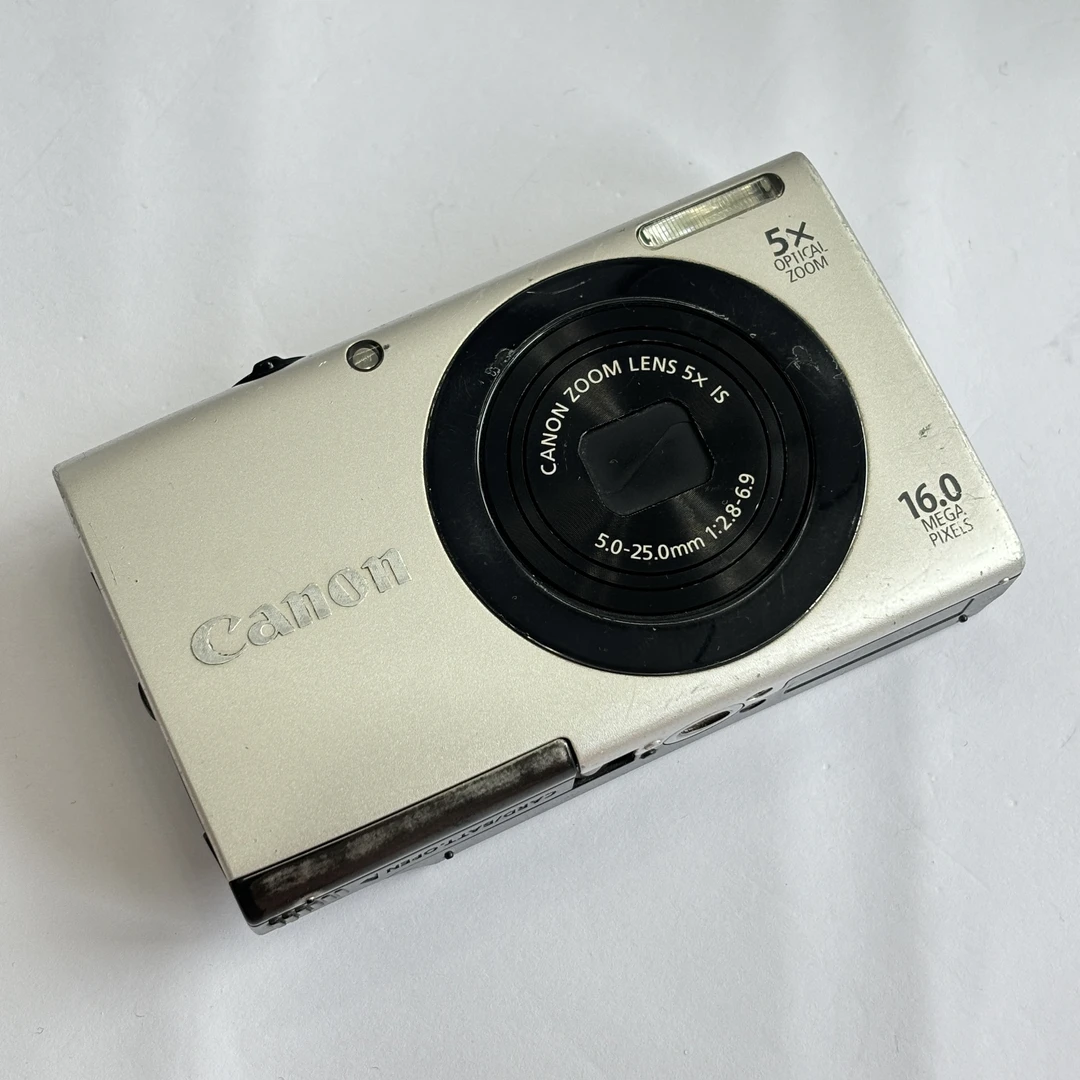 9新 Canon/佳能 a3400银色1600w像素5倍光学变焦复古ccd相机