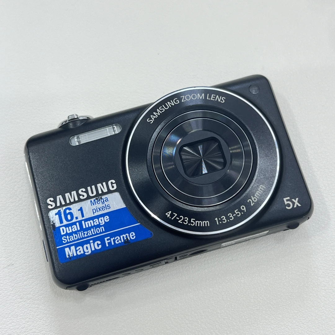 9新 Samsung/三星 ST93黑色1610W像素5倍变焦复古ccd数码相机