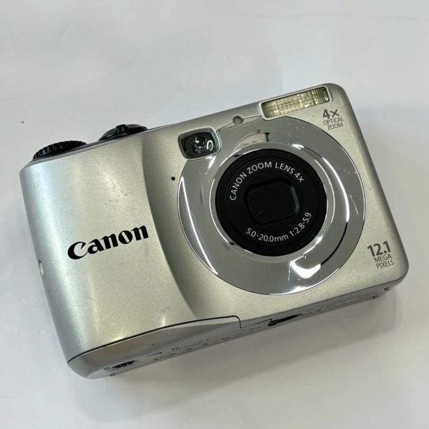 95新 Canon/佳能 a1200银色1210w像素4倍光学变焦复古ccd相机