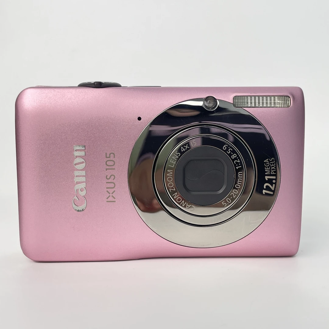 95新 Canon/佳能 ixus105原盒粉色1210W像素4倍变焦复古ccd相机