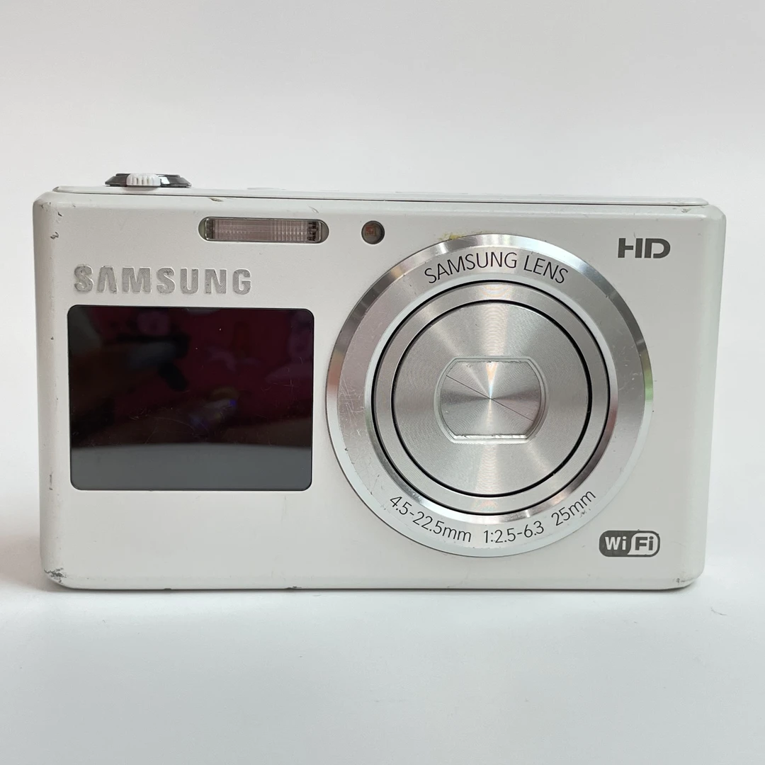 95新 Samsung/三星 dv150f白色1600万像素10倍变焦复古ccd