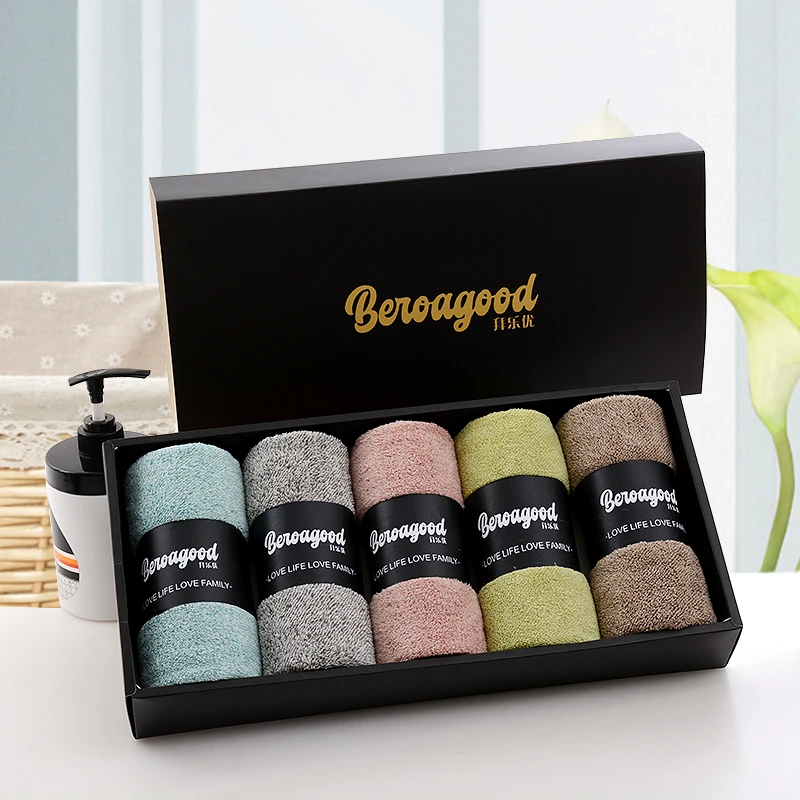 7A级抑菌防螨Beroagood礼盒装毛巾加厚加大吸水柔软家用洗脸洗澡