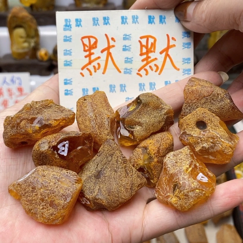 【闪购商品】定制琥珀未镶嵌洪*