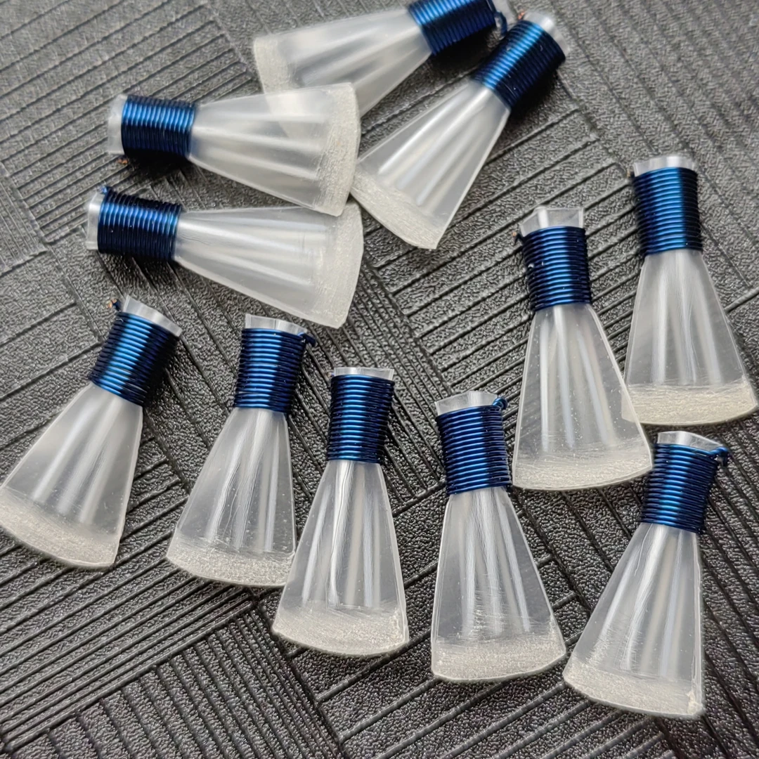 专业蓝色5个装三道筋唢呐哨片大音量哨片唢呐哨子免修树脂哨片