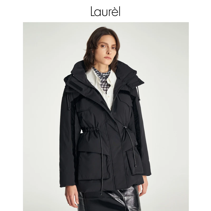 【丽公主专享】Laurel秋冬抽绳收腰工装感羽绒服LWD343L00500