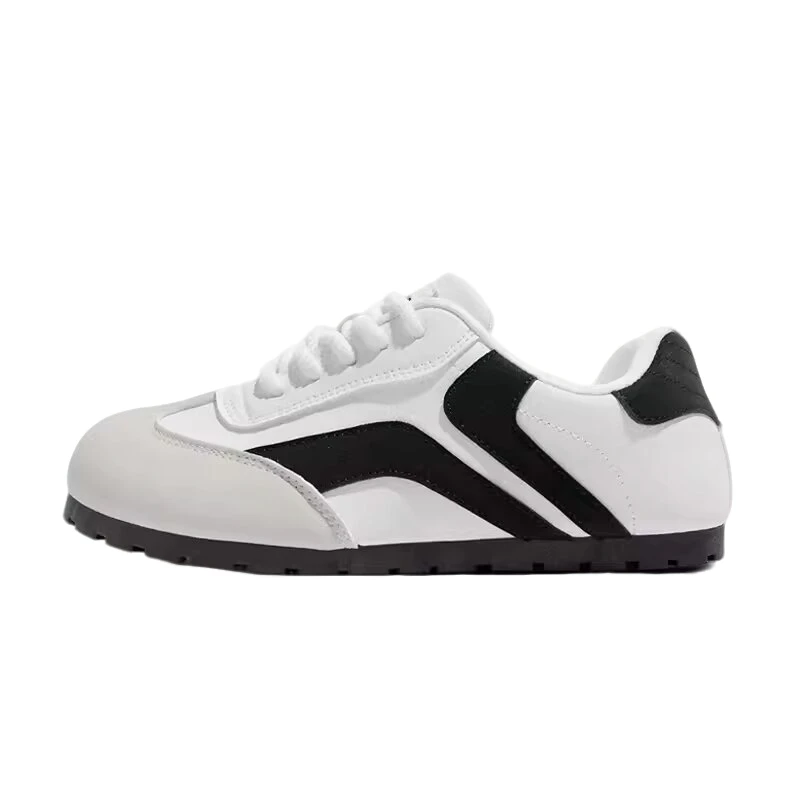 鮀品派派鞋小白鞋女芭蕾夏季新款鞋子小众女鞋休闲板鞋复古德训鞋