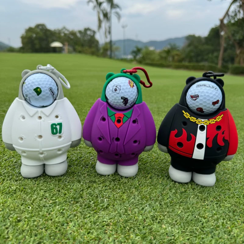 Ballin大师赛周边​ 高尔夫球 收纳熊 高尔夫挂件 球TEE收纳