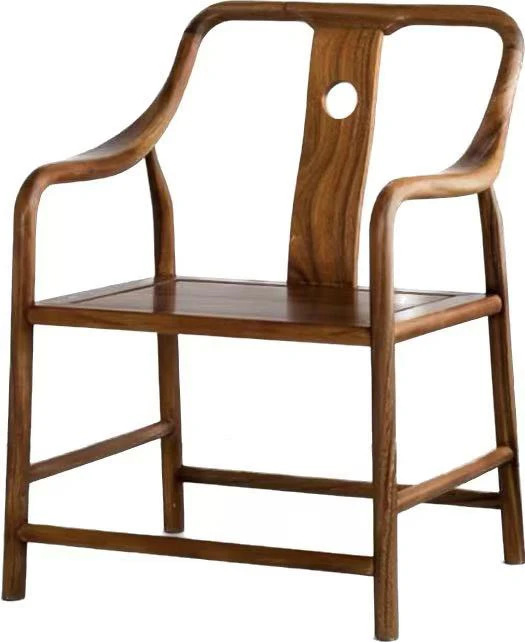 南美胡桃木隼卯工艺北欧椅