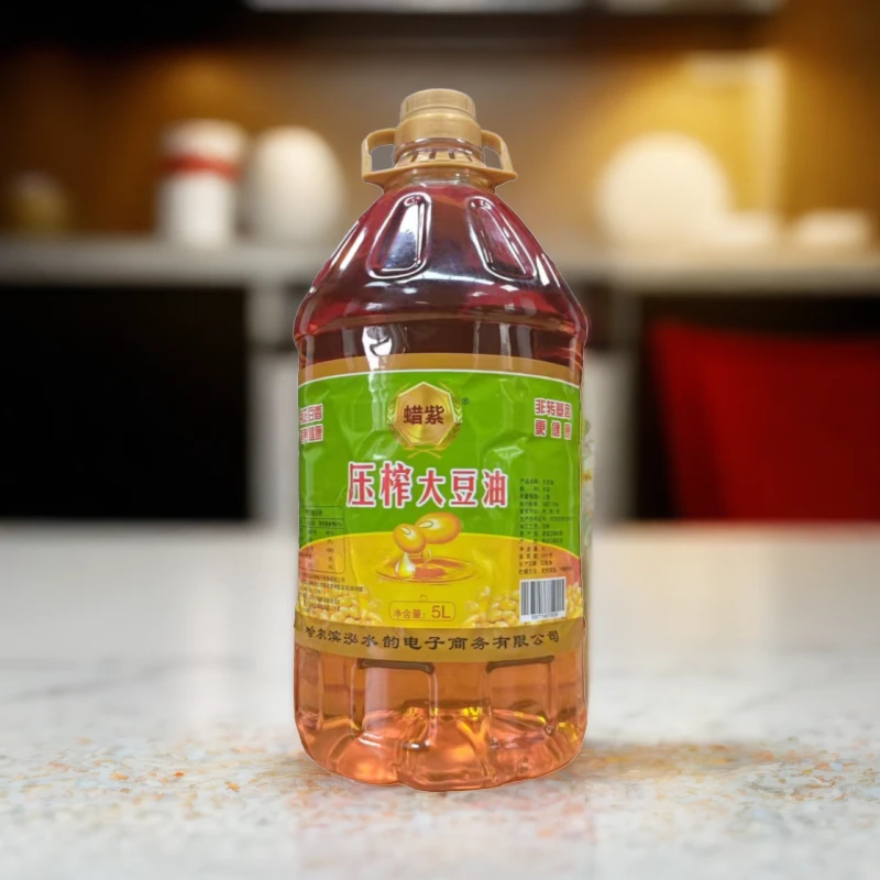 【福总专属】黑龙江笨榨非转基因纯豆油5升三级压榨食用油大豆油
