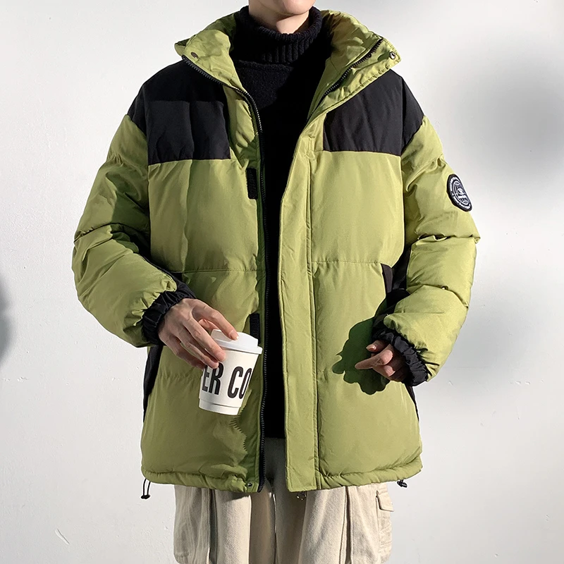 羽绒服棉衣男生秋冬季2023新款美式潮牌加棉加厚棉袄冬装外套男士