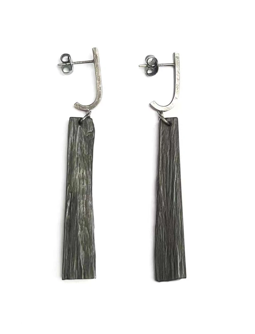 非金属木质耳饰 左岸迷香 秋冬上新 耳环 Z22FWJ012 复古大气