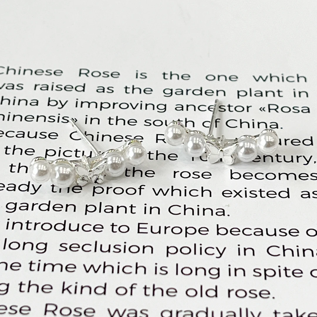 铜合金耳饰 芽怼怼(高高) 耳钉 1262