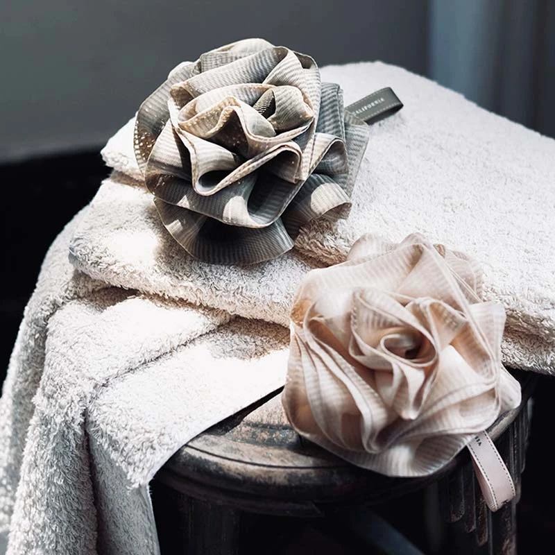 【高端礼盒装】柔软浴球澡花靛蓝色/焦糖红/橄榄绿浴花高档洗浴