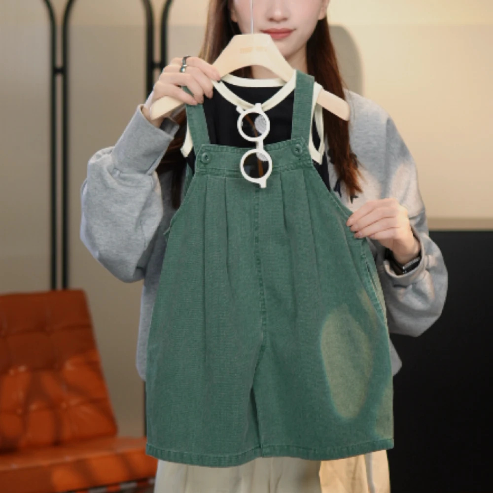 【Teddy King】2024夏新品 中小童休闲条纹背带裤 TXB24527