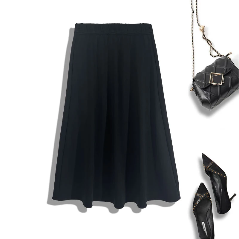 【优雅邂逅】显瘦半身裙   时尚高腰裙Z8122