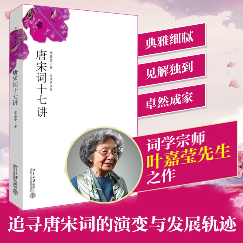 唐宋词十七讲 叶嘉莹著 中国古代诗歌经典文学 北京大学出版社