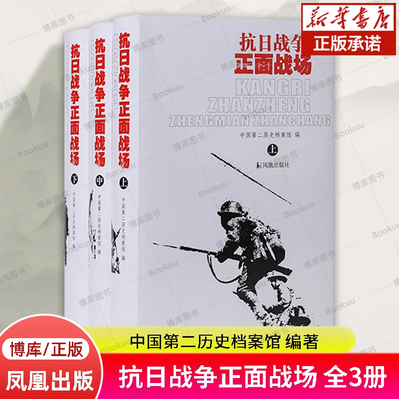抗日战争正面战场 全3册  全面展现抗战时期中国军队的抵抗情形