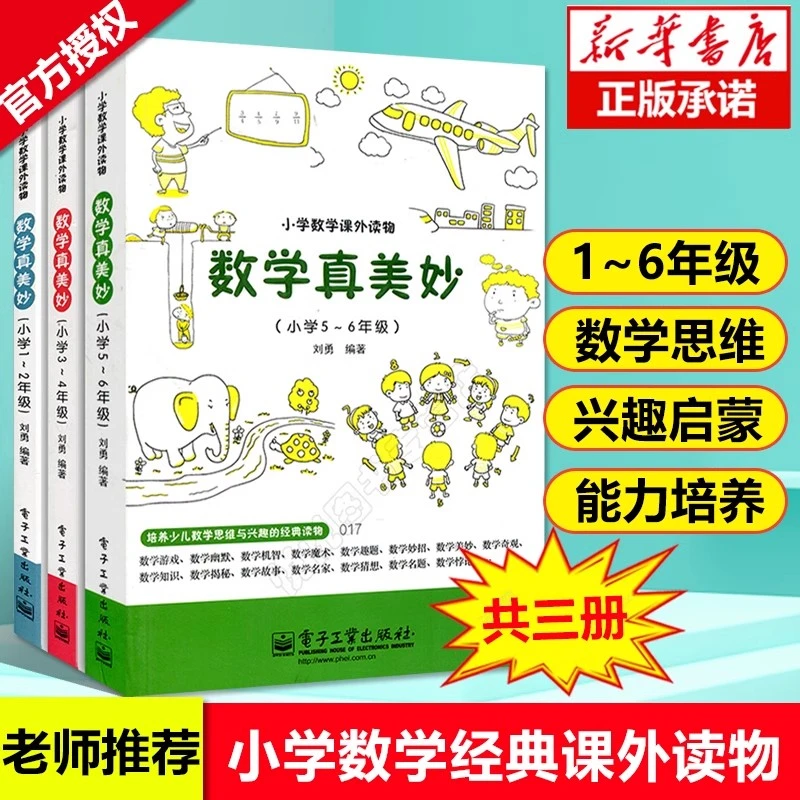 数学真美妙小学1~2年级3~4年级5~6年级小学趣味数学课外读物