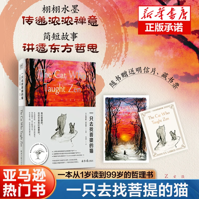 一只去找菩提的猫 詹姆斯·诺伯里著 传统禅宗对话哲理故事书正版