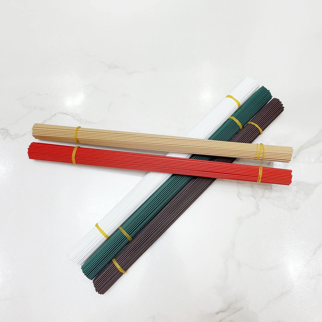 【2号花杆】手工DIY包胶铁丝2号花杆