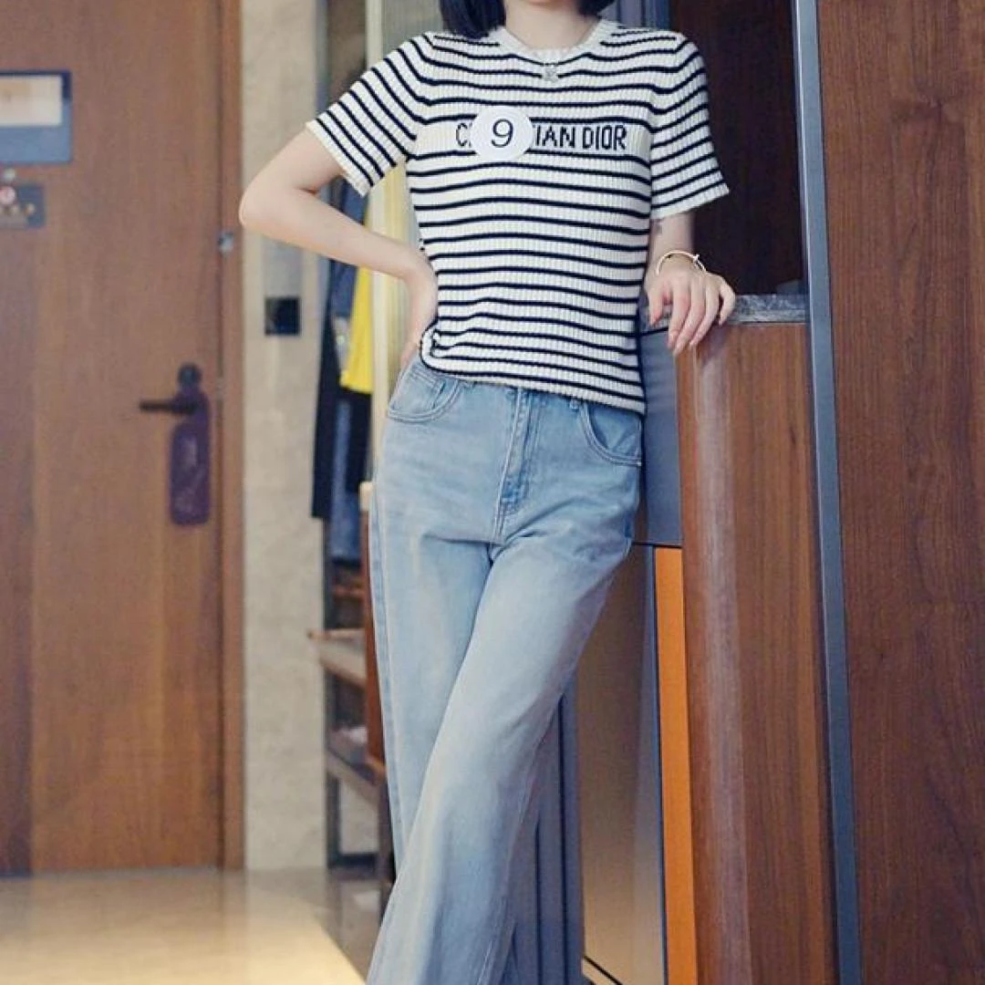 143南油设计师口袋贴片时尚水洗直筒牛仔裤女士休闲裤JY22-0205