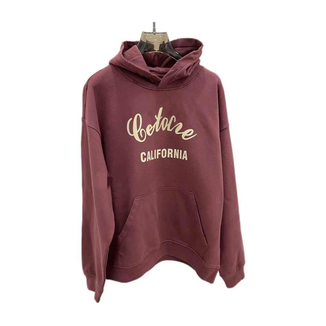 【10号链接-加州安克拉】秋季街头美式潮牌廓形简约情侣百搭卫衣