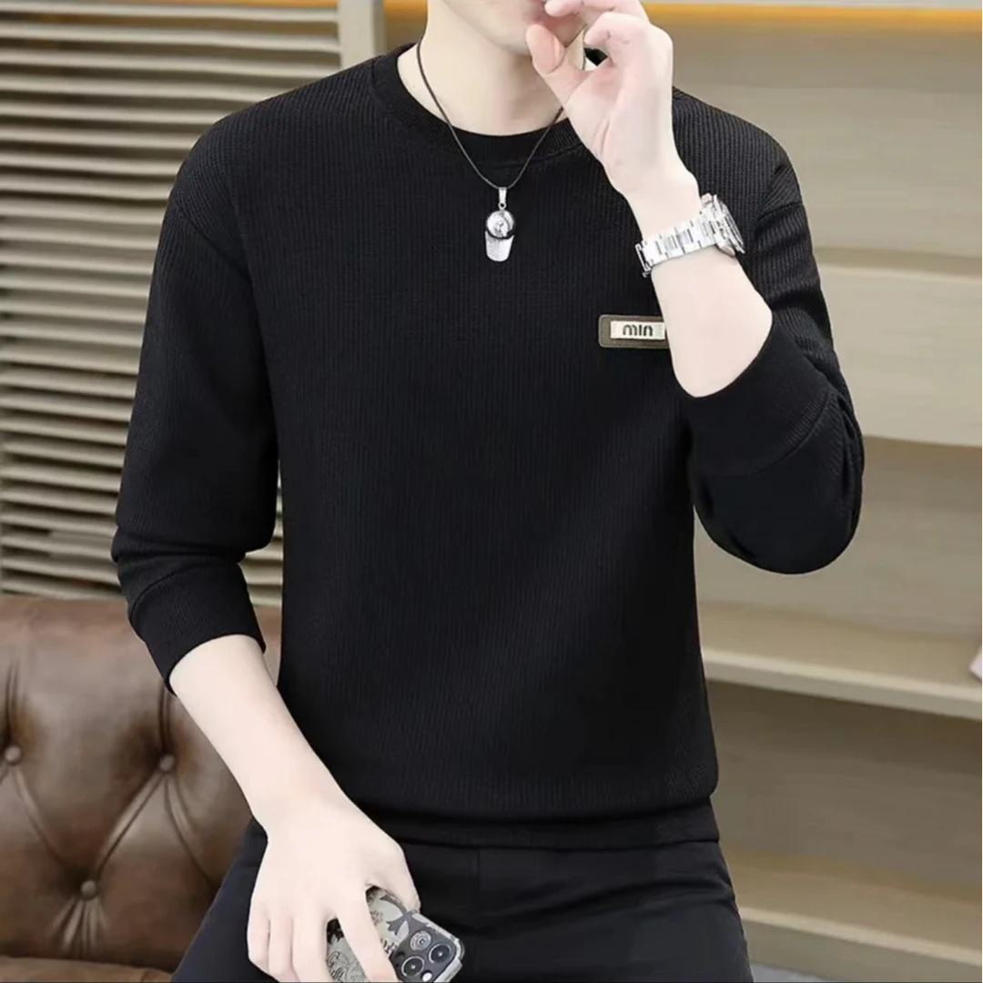 3001男士秋季时尚简约针织卫衣