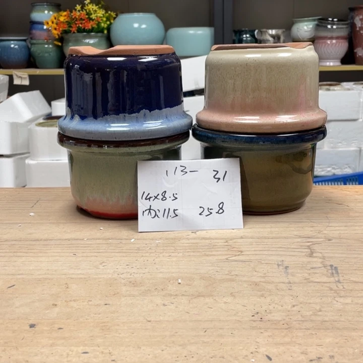 紫砂花盆多肉花盆微瑕31