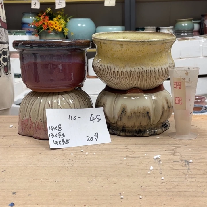 紫砂花盆多肉花盆微瑕45