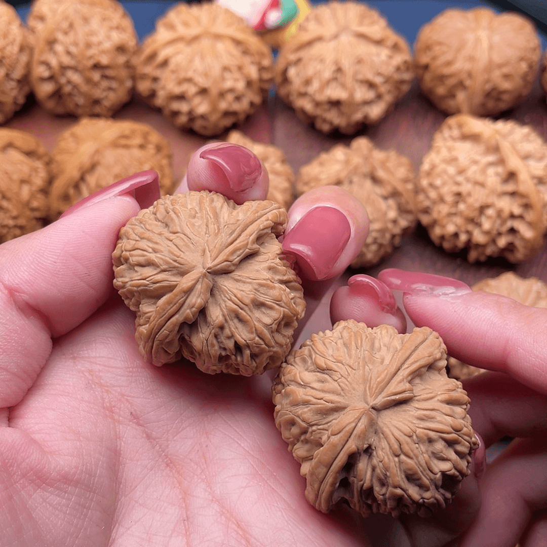 文玩核桃把件全品球白38