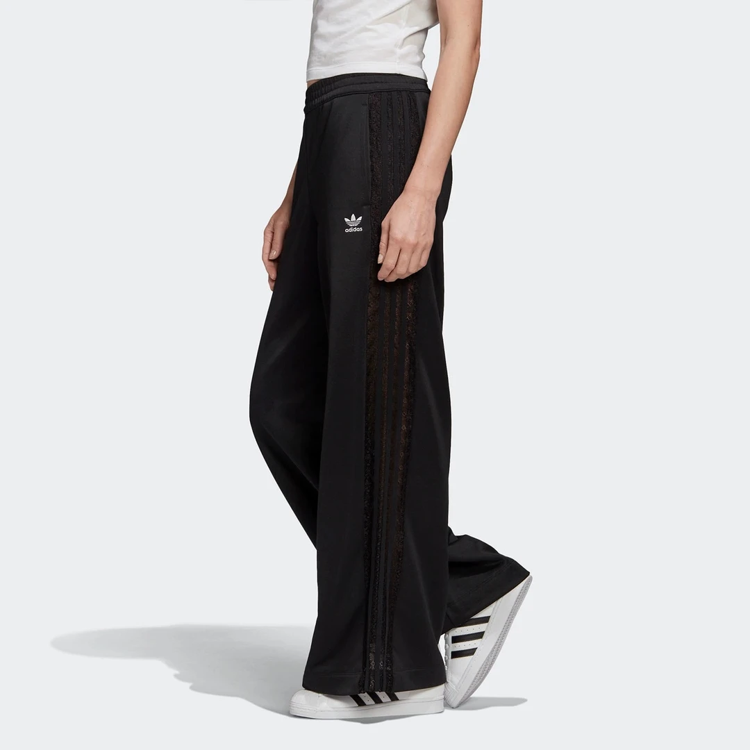 Adidas/阿迪达斯正品三叶草女子宽松阔腿运动休闲长裤女款FM1740