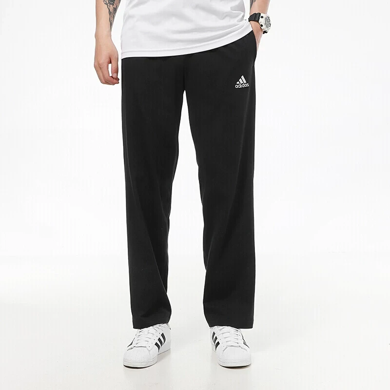 Adidas/阿迪达斯男子当季透气运动裤篮球直筒宽松休闲长裤 GK9222