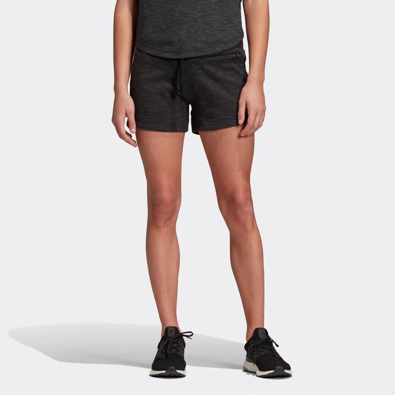 Adidas阿迪达斯女裤秋宽松透气运动休闲针织短裤中长裤瑜伽FI4099