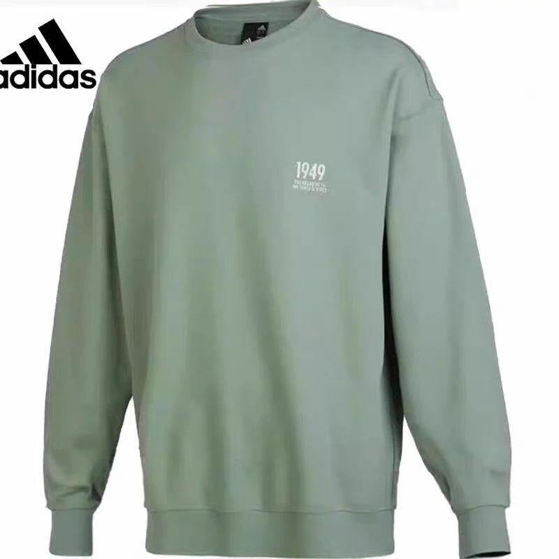 Adidas/阿迪达斯男女情侣装运动休闲保暖圆领卫衣套头衫 IK3491