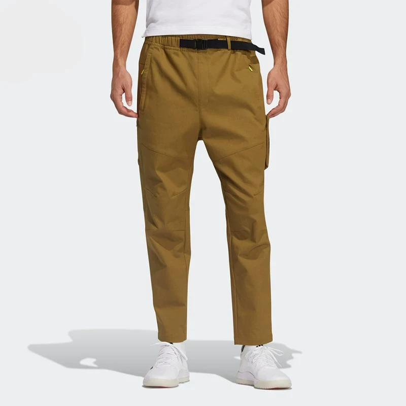 Adidas/阿迪达斯男裤梭织百搭平口休闲工装裤运动宽松长裤 GP0943