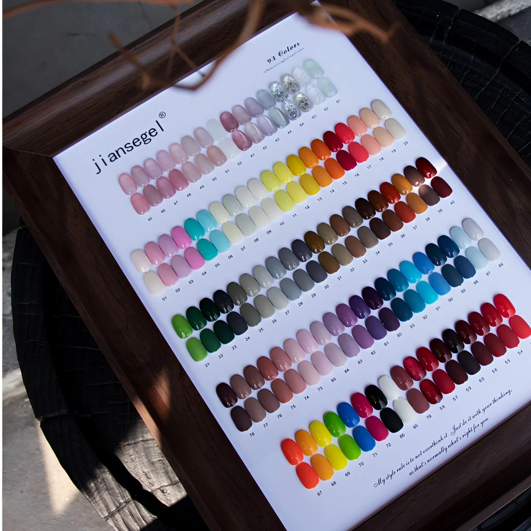 2025年美博会新款简色93色甲油胶套装流行实色显白美甲店专用套装