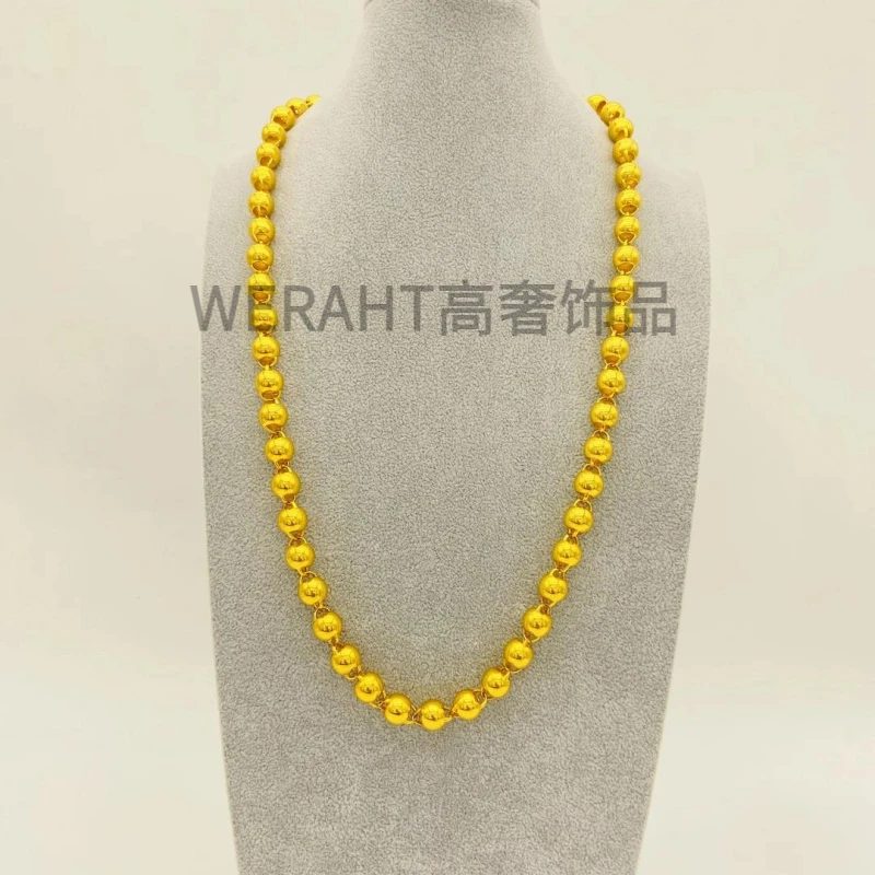 铜合金项链 精工卡10mm.卡12mm.卡15mm珠珠项链