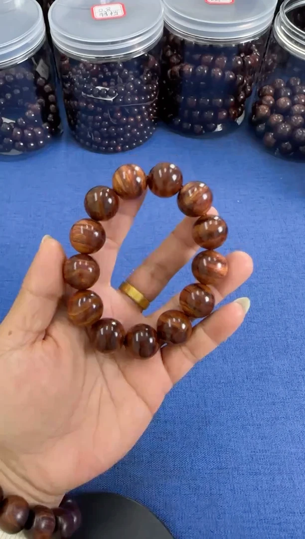 【闪购商品】降香黄檀手串/手链圆珠18海黄手串