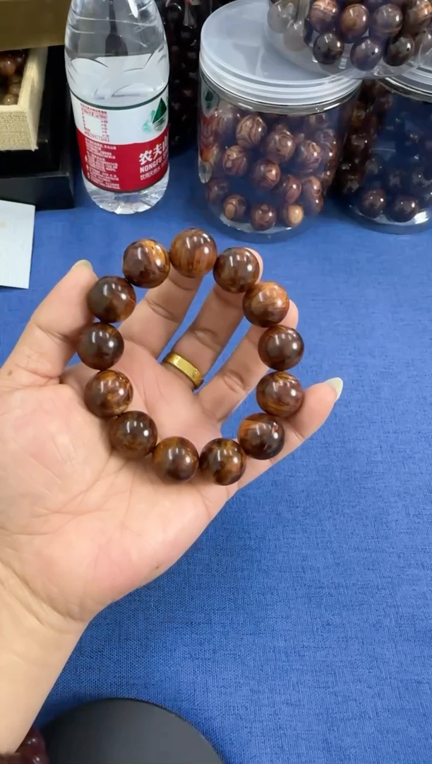 【闪购商品】降香黄檀手串/手链圆珠18海黄手串