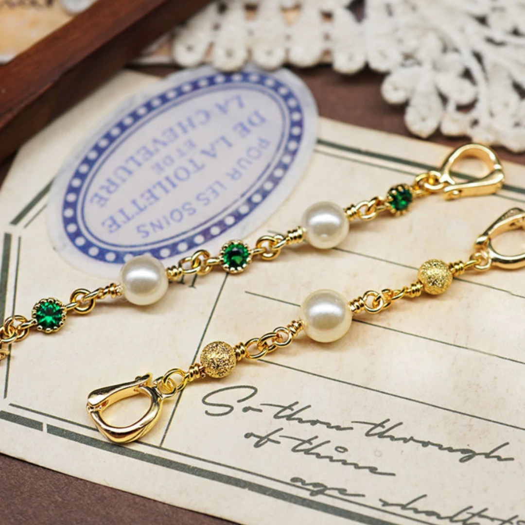 颈链扣头配件加长延长链高端坠子链条连接扣新款百搭DIY饰品材料