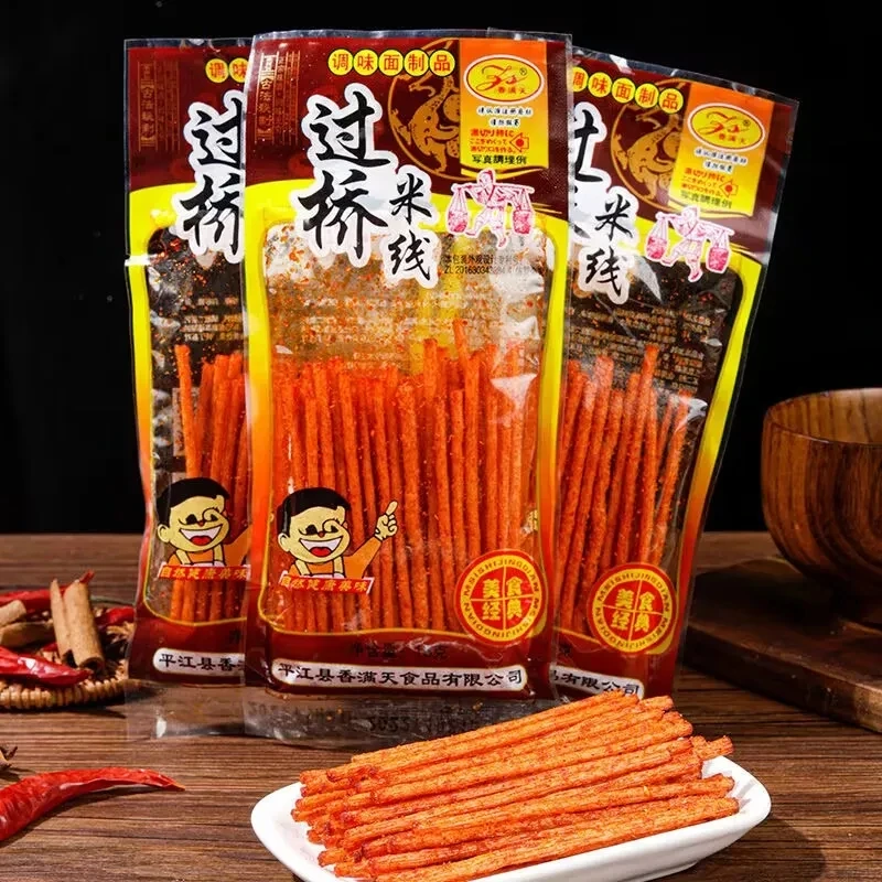 香满天过桥米线辣条湖南特产8090后小时候校园怀旧麻辣零食