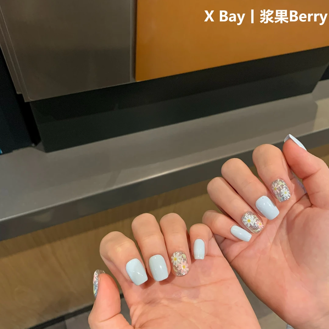 「浆果」X Bay丨手工穿戴甲日常短甲夏季新品小众风格高品质美甲