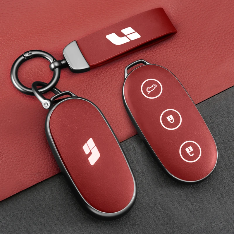 高端理想l6钥匙套24款l9汽车专用l7女l8高级one装饰用品max壳扣包