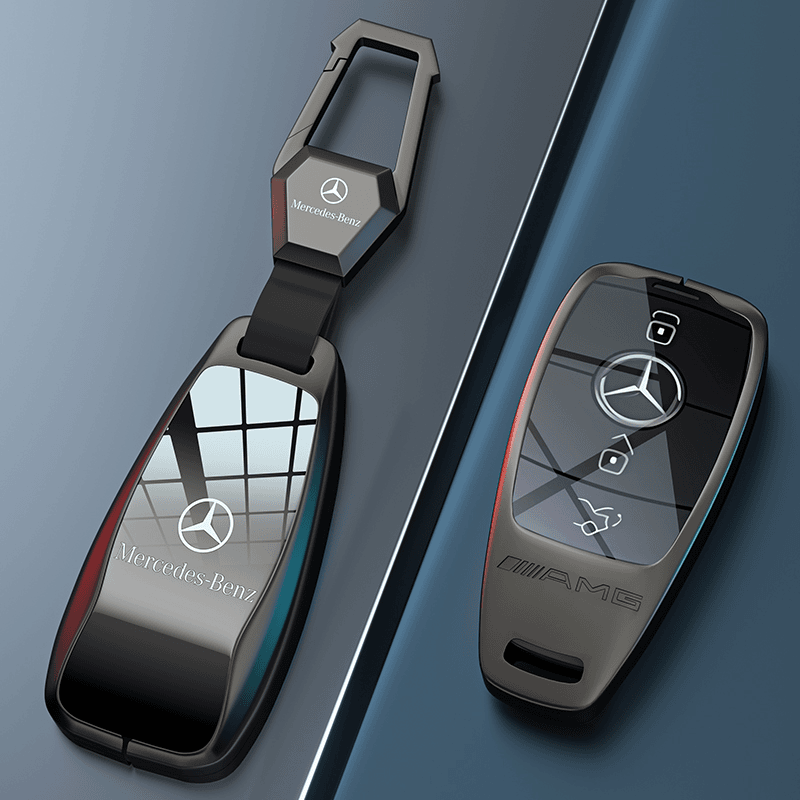 奔驰e300l钥匙套glc300高档24新款c260l车glb220扣gle350壳c200男