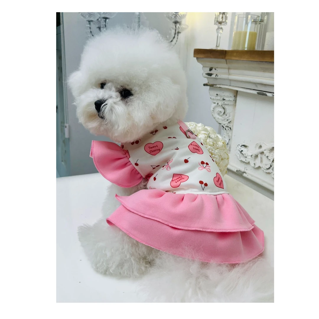 宠物猫咪狗狗衣服新款卫衣加薄绒裙子中大型犬狗服装