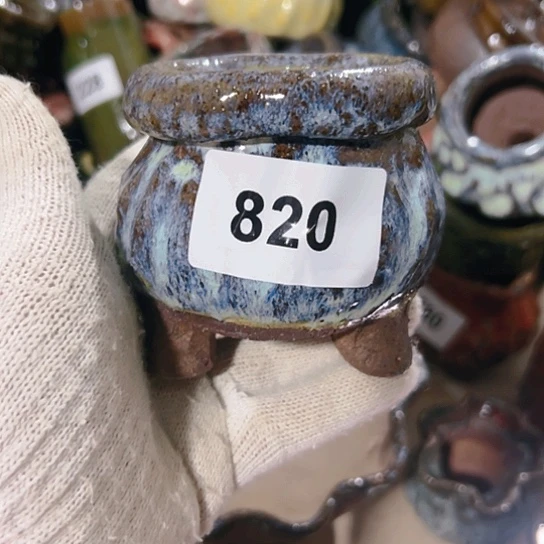 红陶粗陶花盆手工