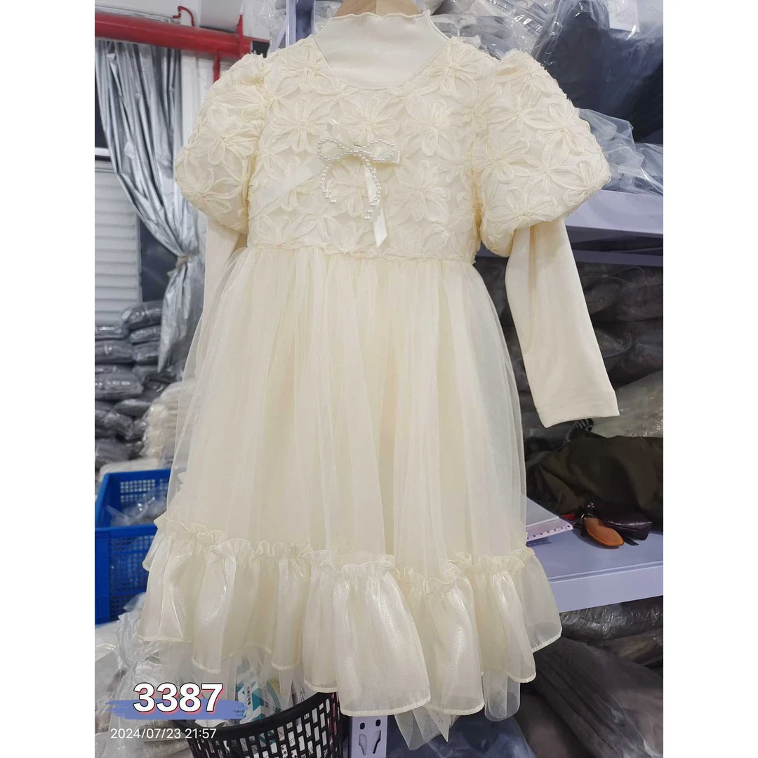 现货       2024新款秋季儿童时尚女童休闲连衣裙套装3387